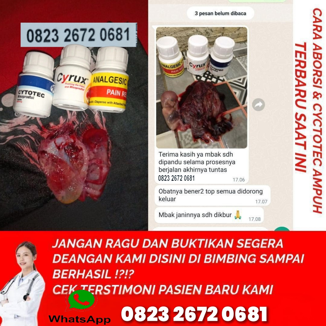 Tempat Obat Aborsi Magelang  082326720681  Cytotec Untuk Penggugur Kandungang Dengan Cepat